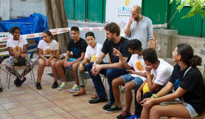 Esport i unió amb la Gasol Foundation i el Casal dels Infants