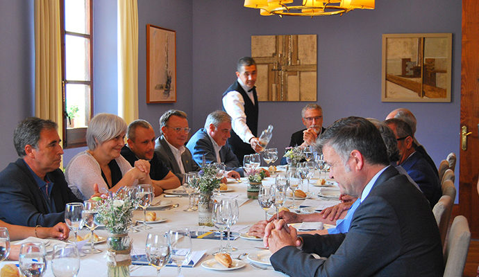 Dinar d’empresaris de FEB-PIMEC amb l’alcaldessa de Badalona