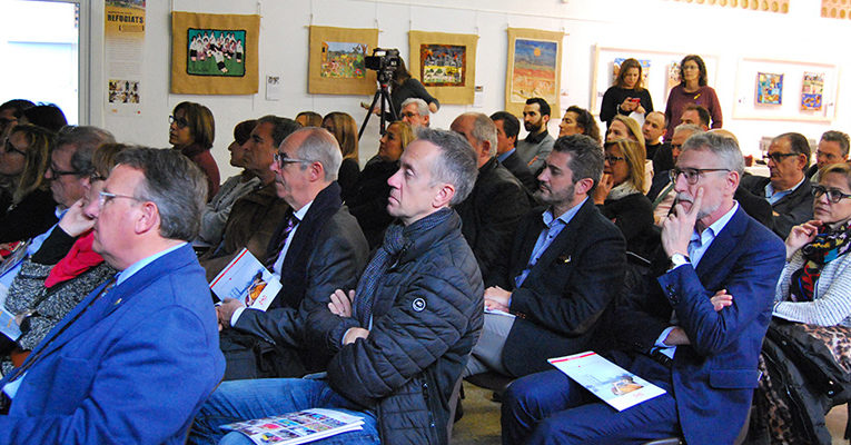 Una cinquantena d’empresaris badalonins emparen la Fundació Ateneu de Sant Roc en un acte de suport