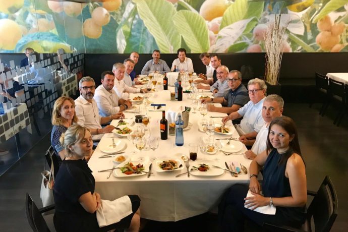 La Junta Directiva de Febpimec celebra el seu tradicional dinar d’estiu